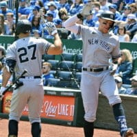Aaron Judge preps to hit MLB player props - September 9, 2025