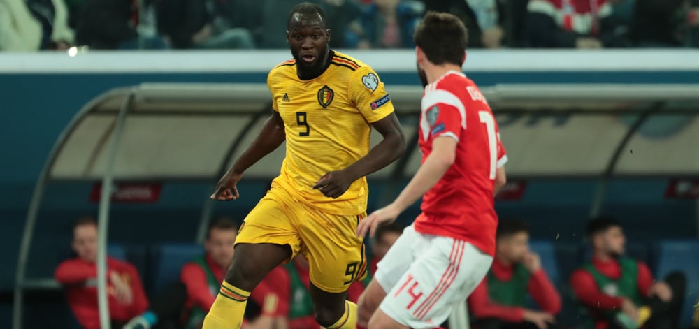 Romelu Lukaku of Belgium