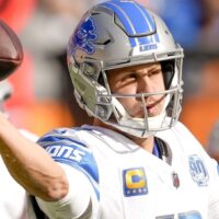 Jared Goff attempts to hit passing props in NFL Week 18